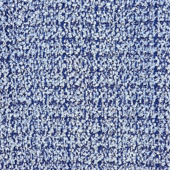 Kate Spade New York Gabrielle Blue Tweed Pearl-Trim Jacket Size 16 - Picture 6 of 14